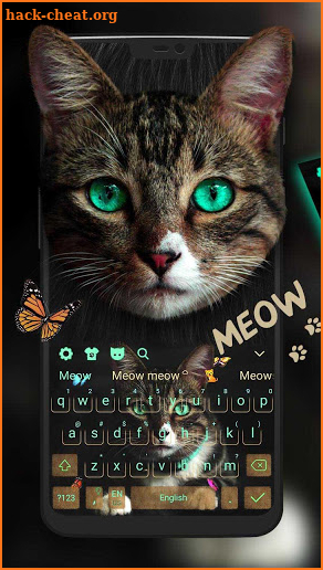 Cute Cat Meow Keyboard screenshot