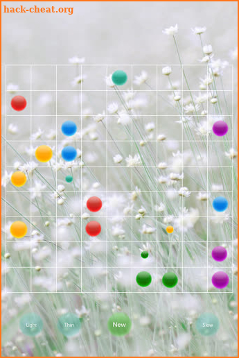 Cute Color Balls Lines screenshot