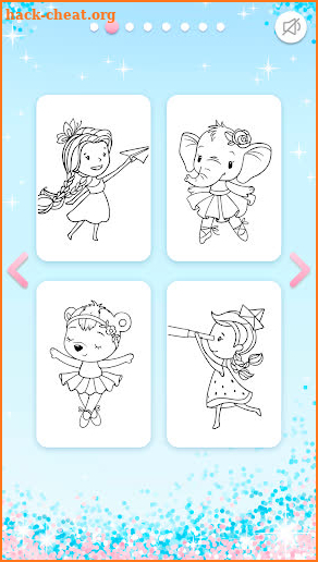 Cute Coloring Book for Kids Sparkle screenshot