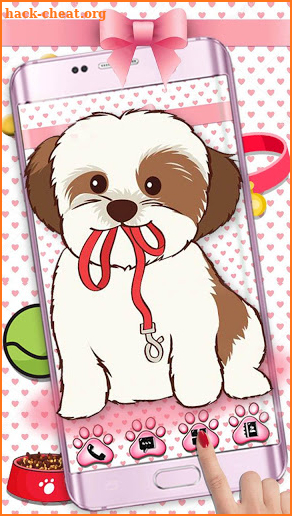 Cute Dog Themes Live Wallpapers screenshot