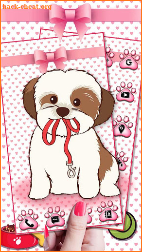 Cute Dog Themes Live Wallpapers screenshot