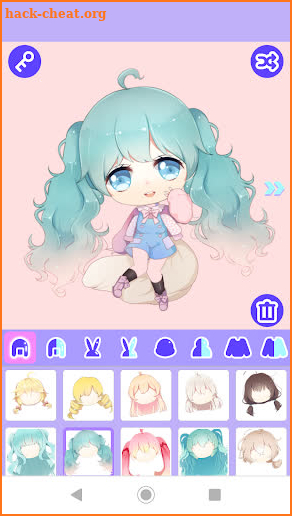 Cute Girl Avatar Maker screenshot