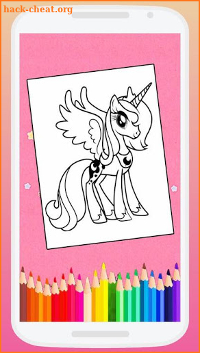 Cute Little Pony Coloring Book screenshot