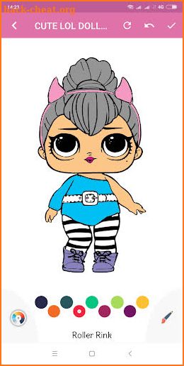 Cute Lol Dolls Coloring Book screenshot