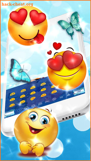 Cute Love Birds Keyboard Theme screenshot