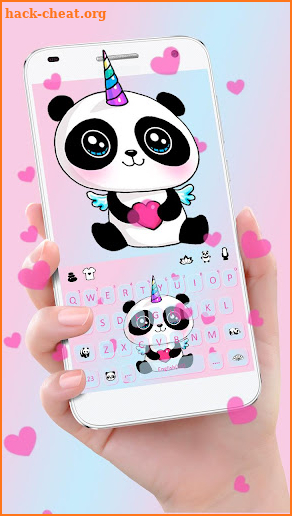 Cute Panda Keyboard Themes screenshot