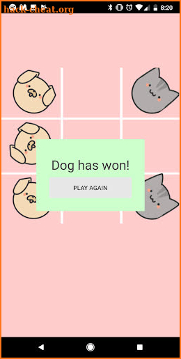 Cute Pet Tic Tac Toe screenshot