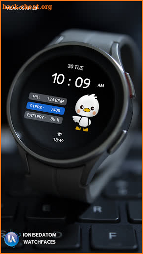 Cute Pets Digital Watchface screenshot