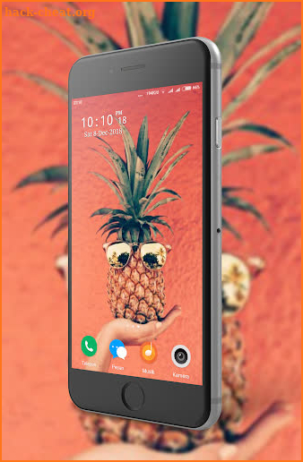 Cute Pineapple Wallpaper screenshot