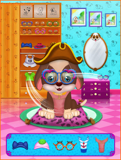 Cute Puppy Pet Care & Dress Up Game screenshot