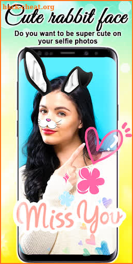 Cute Rabbit Photo Editor screenshot