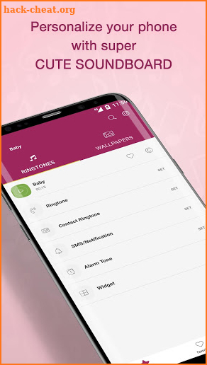 Cute Ringtones Free screenshot