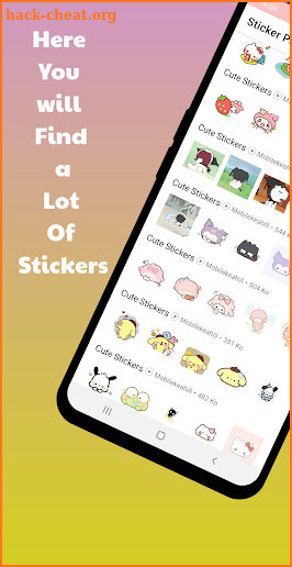 Cute Sanrio Stickers screenshot