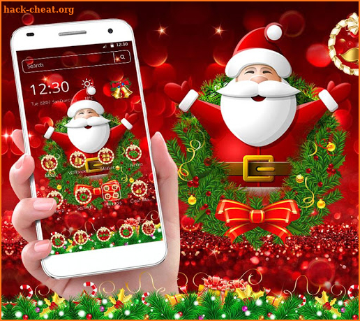 Cute Santa Christmas Launcher Theme 🎄🎅 screenshot