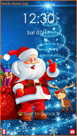 Cute Santa Christmas Theme screenshot