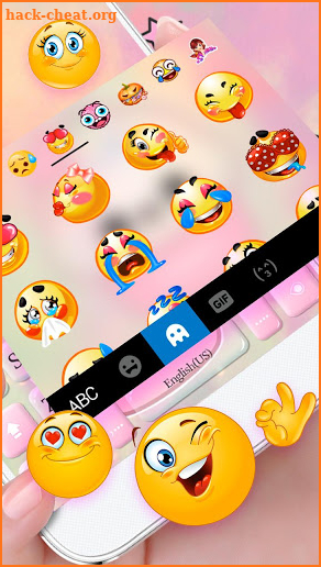 Cute Sweet Cupcake Keyboard Theme screenshot