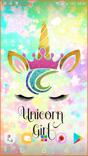 Cute Unicorn Girl Wallpapers - Kawaii backgrounds screenshot