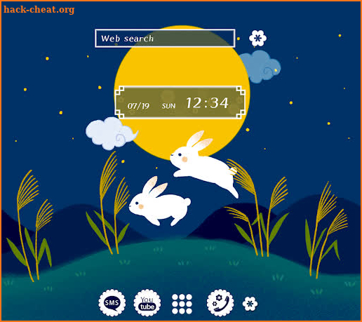 Cute Wallpaper Autumn Moon Theme screenshot