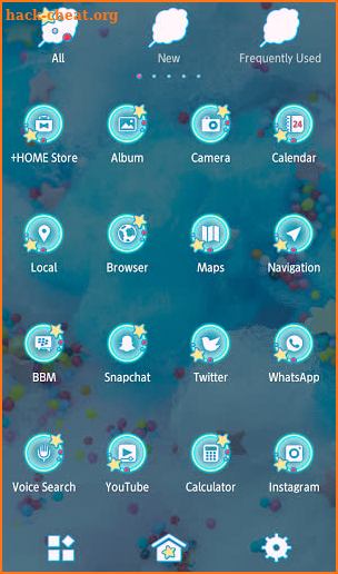 Cute Wallpaper Cotton Candy Theme screenshot