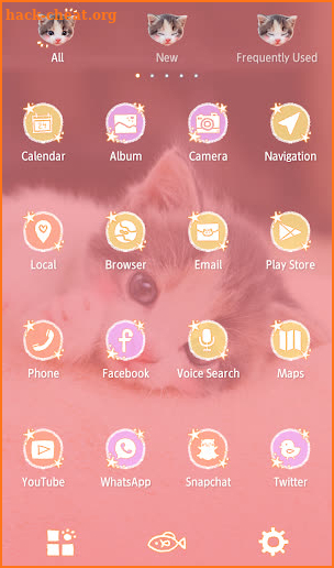 Cute Wallpaper Feline Sight Theme screenshot