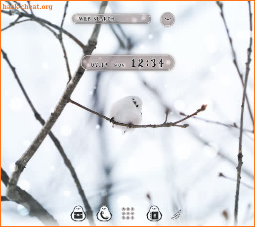 Cute Wallpaper Fluffy Bushtit Theme screenshot