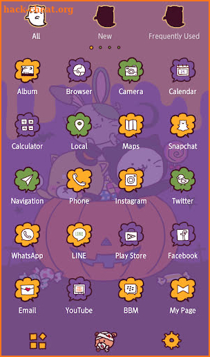 Cute Wallpaper Halloween Friends Theme screenshot