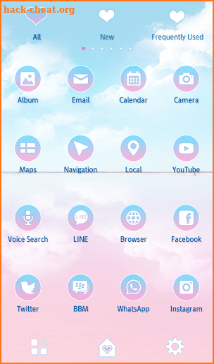 Cute Wallpaper Pink Lagoon Theme screenshot