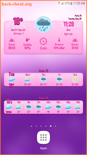 Cute Weather Widget Pack screenshot