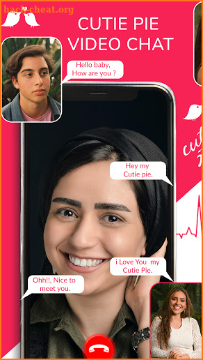 Cutie pie - Video Talk, Random & Live Video Call screenshot