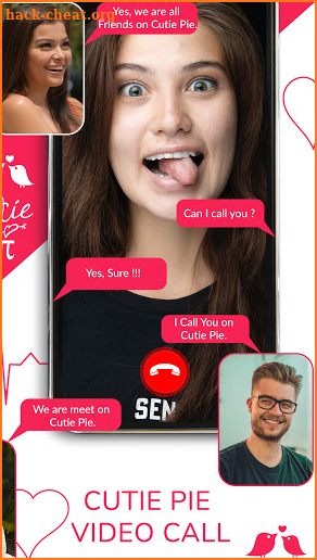 Cutie pie - Video Talk, Random & Live Video Call screenshot