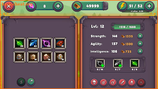 Cutland: Fantasy Hero Clicker screenshot