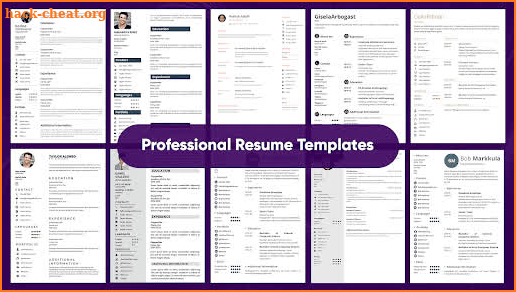 CV Maker & Resume builder app screenshot