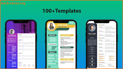 CV MAKER RESUME BUILDER screenshot