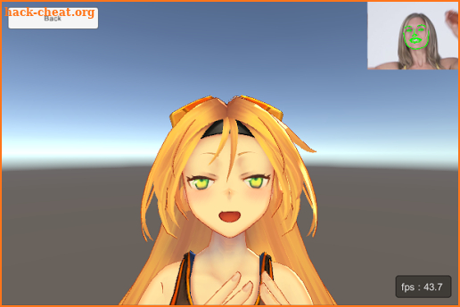 CV VTuber Example screenshot