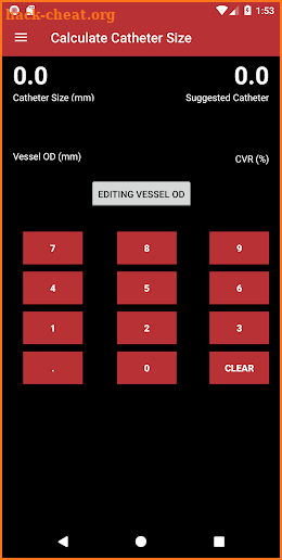 CVRCalc screenshot