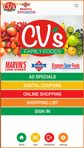 CV's Family Foods screenshot