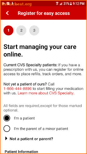 CVS Specialty screenshot