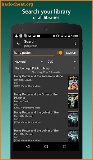 CW MARS Libraries screenshot