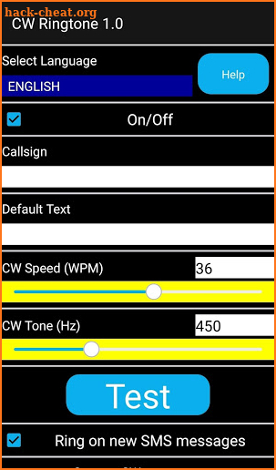 CW Ringtone (Morse Code generator) screenshot