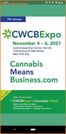 CWCBExpo New York 2021 screenshot