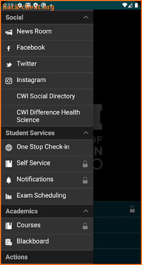 CWI screenshot