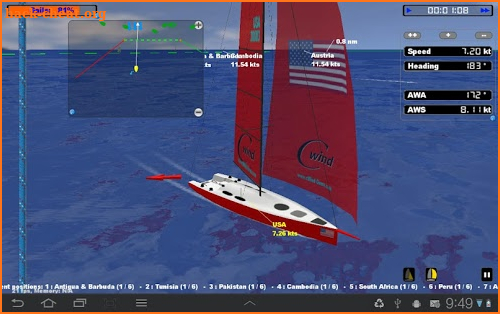 cWind Sailing Simulator screenshot