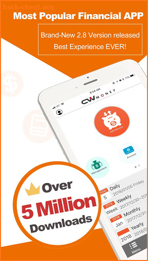 CWMoney EX  Expense Track- Best Financial APP ever screenshot