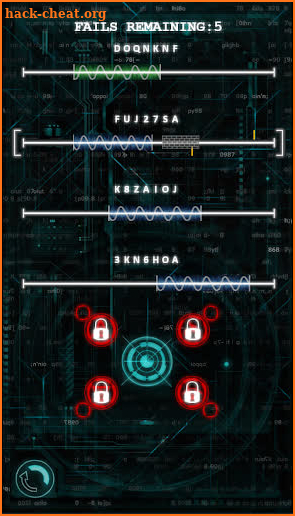 Cyber Hacker - Cyberpunk timing puzzle game screenshot