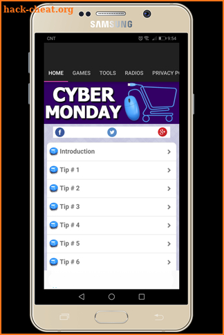 Cyber Monday Tips And Tricks 2018 screenshot