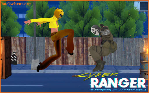 Cyber Ranger Ninja Fighting War Power Punk Dino screenshot