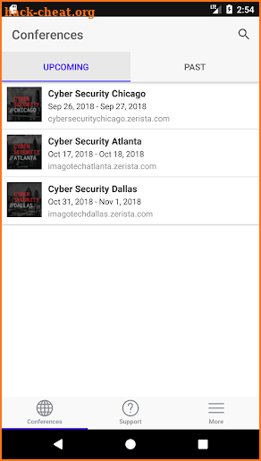 Cyber Security Event Series screenshot