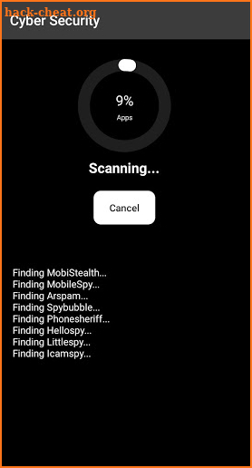 Cyber Tor Find Hidden Apps, Spy Apps & Malware screenshot