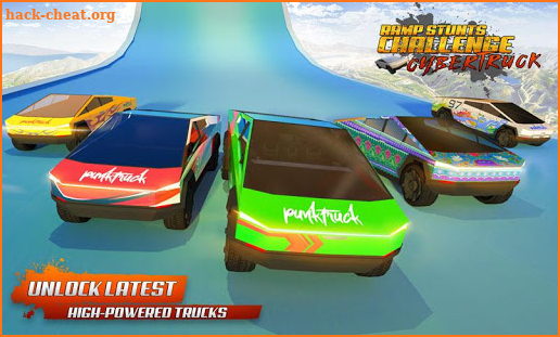 Cyber truck Ramp Car Extreme Stunts GT Racing Free screenshot