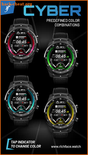 Cyber Watch Face screenshot